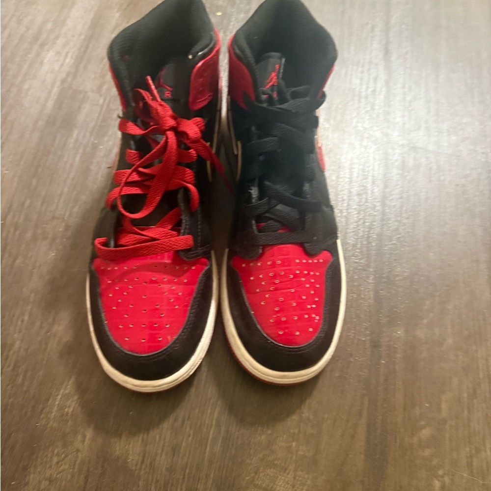 Jordan Women's Sneakers - Red and Black